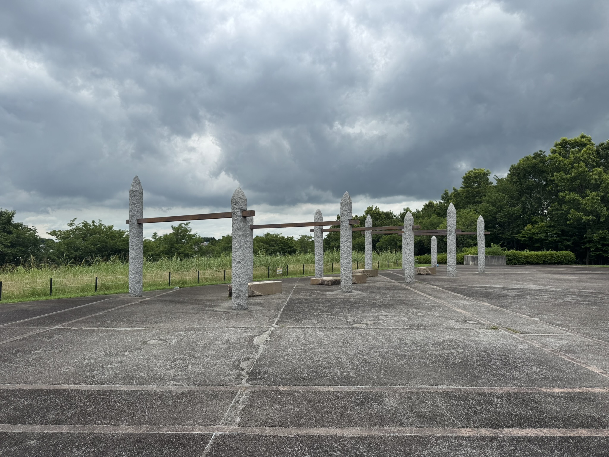 コスモスの丘边的展望台
